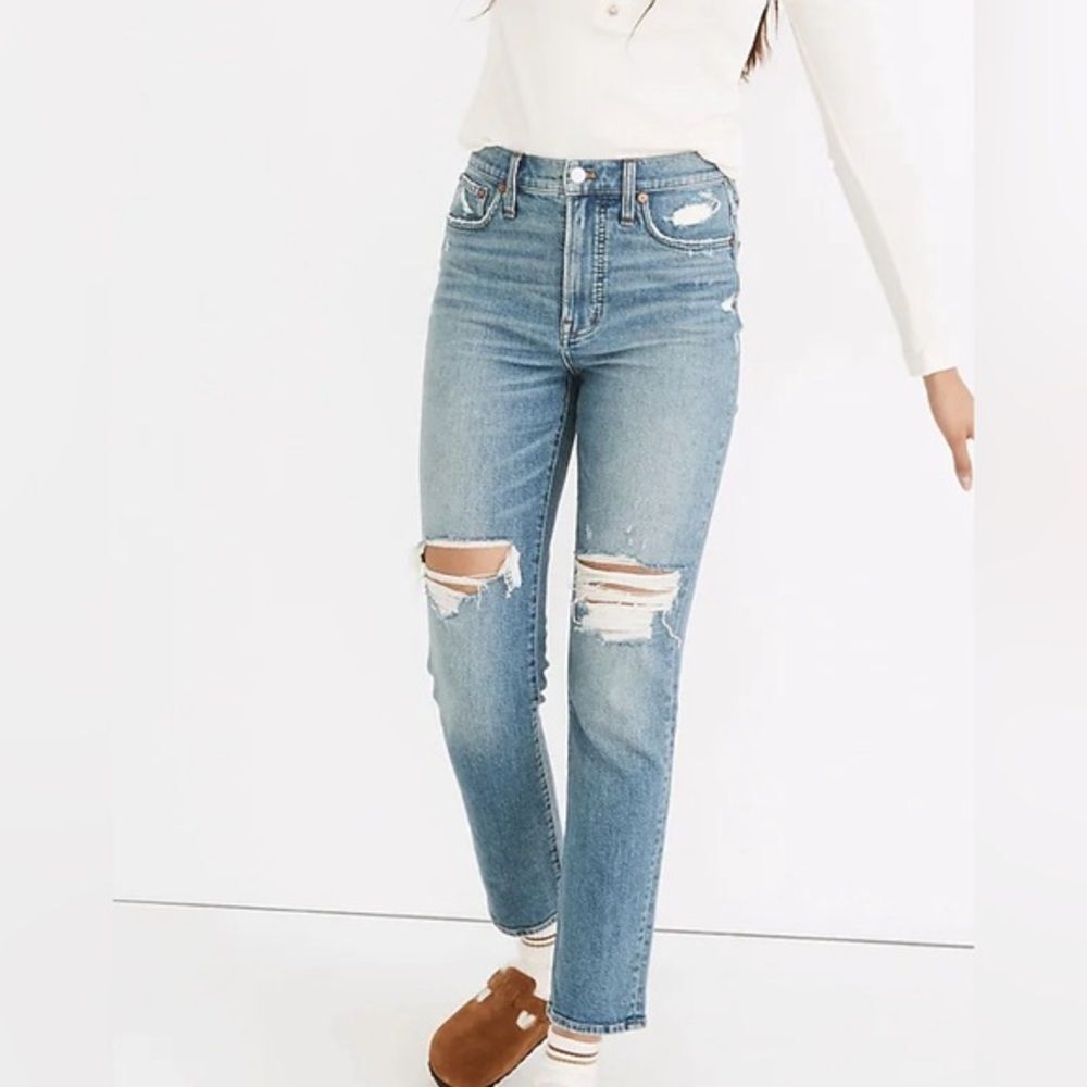 Madewell The Tall Perfect Vintage Jean in Denman Wash. 25 Tall. High rise